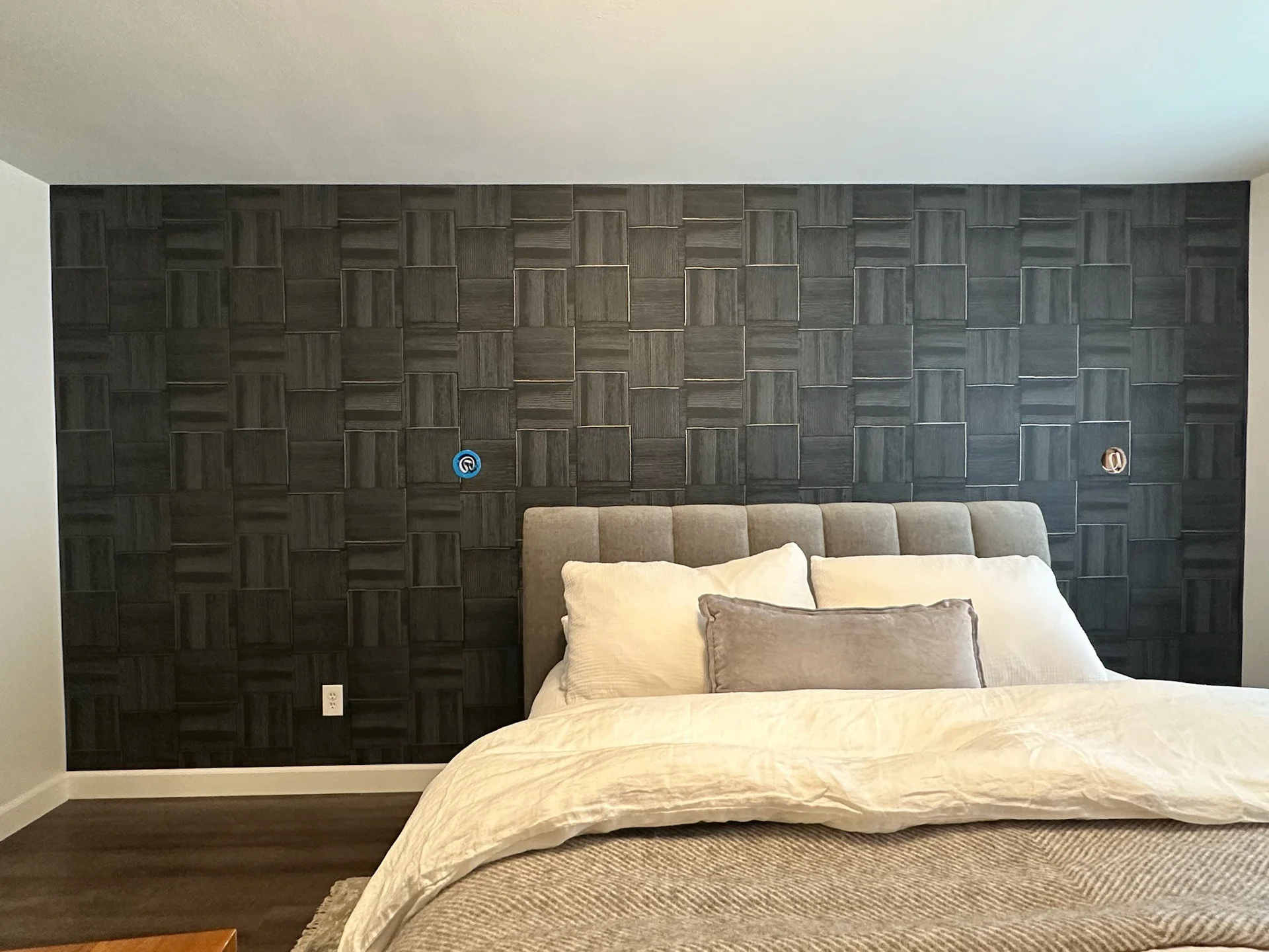 Restaurant wallpaper installation in Atlanta