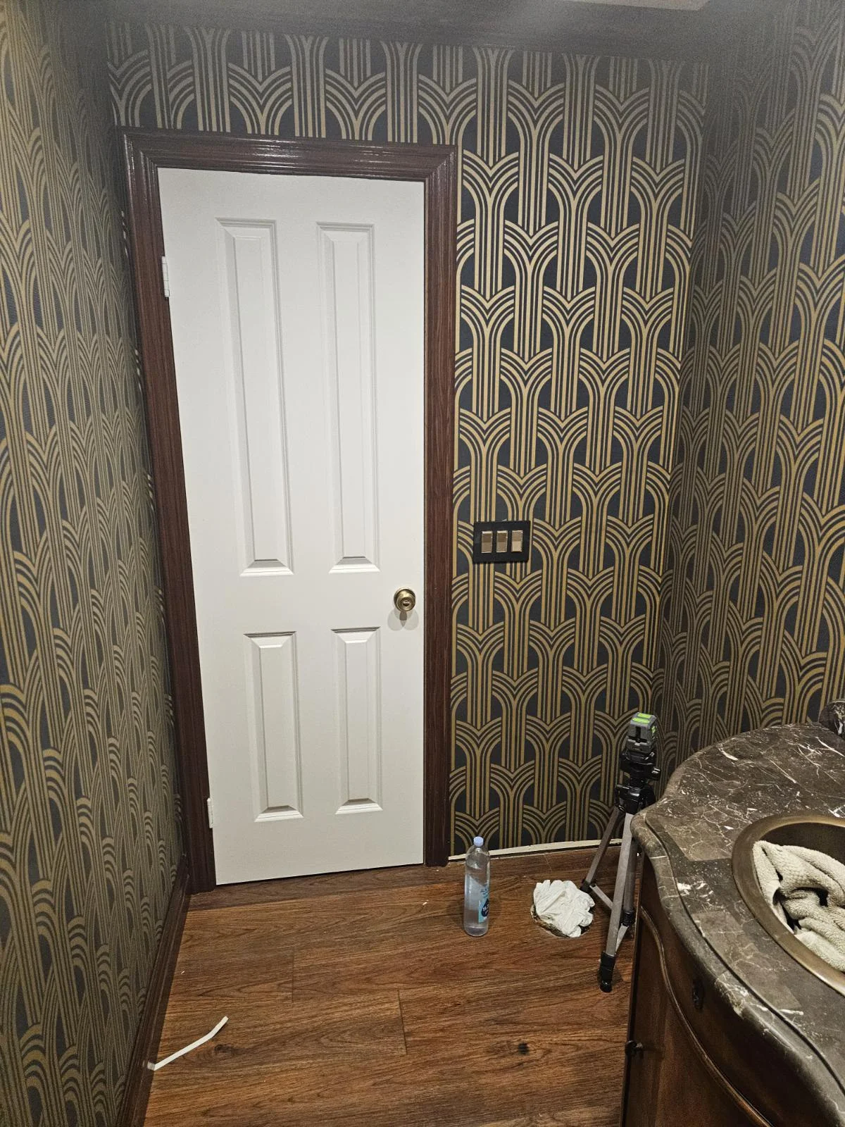 Wallpaper installation Georgia Tech example 2
