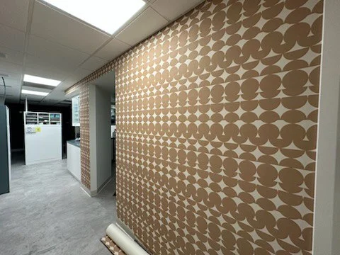 Wallpaper installation in Grant Park Atlanta
