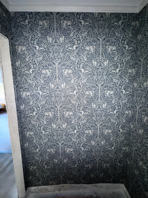 Wallpaper installation Home Park example 2